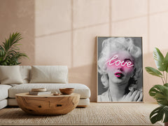marilyn-monroe-love-sign-wall-decor-poster