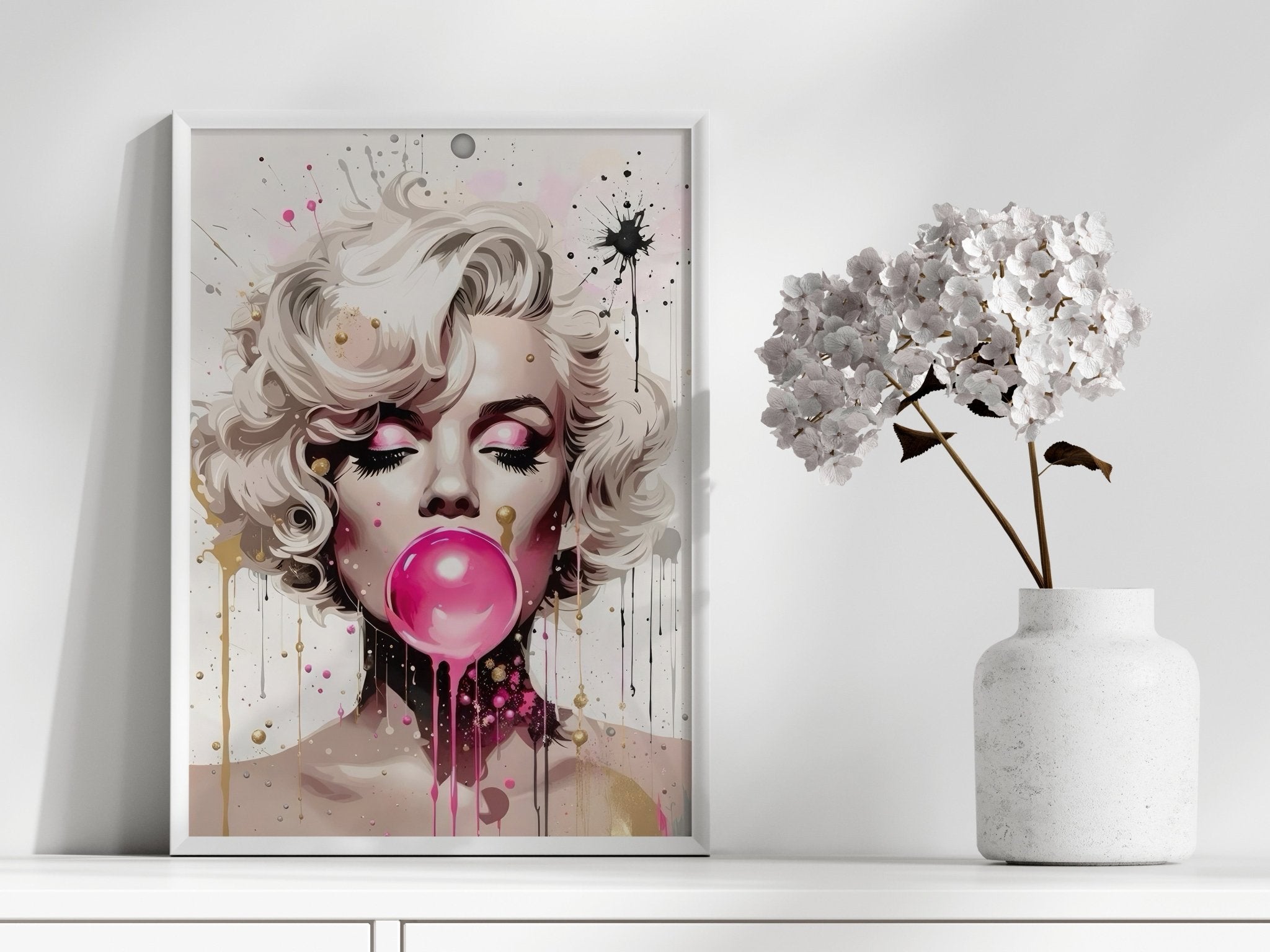 marilyn-monroe-bubblegum-modern-art