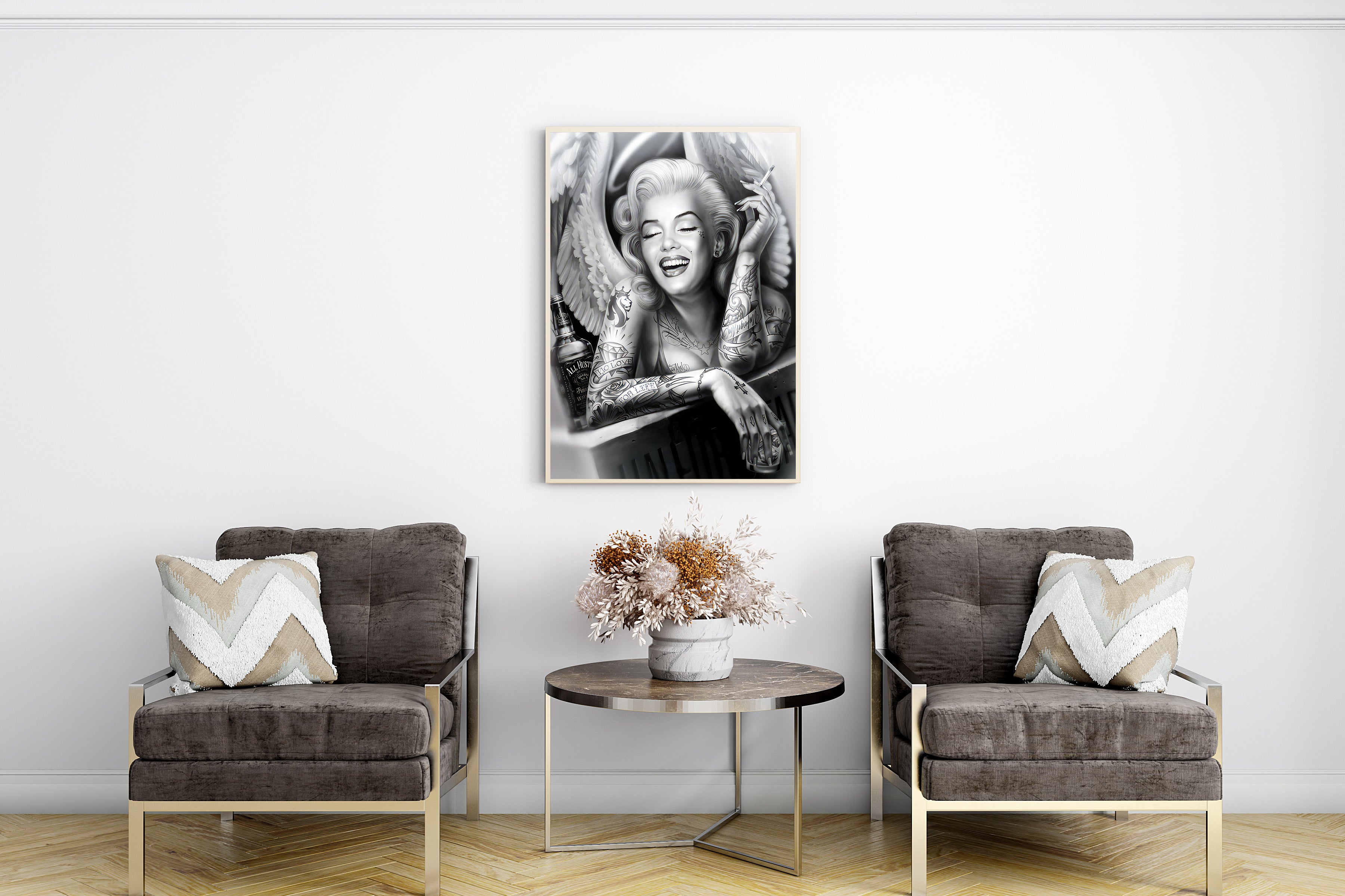marilyn-monroe-smoky-rebel-wall-art
