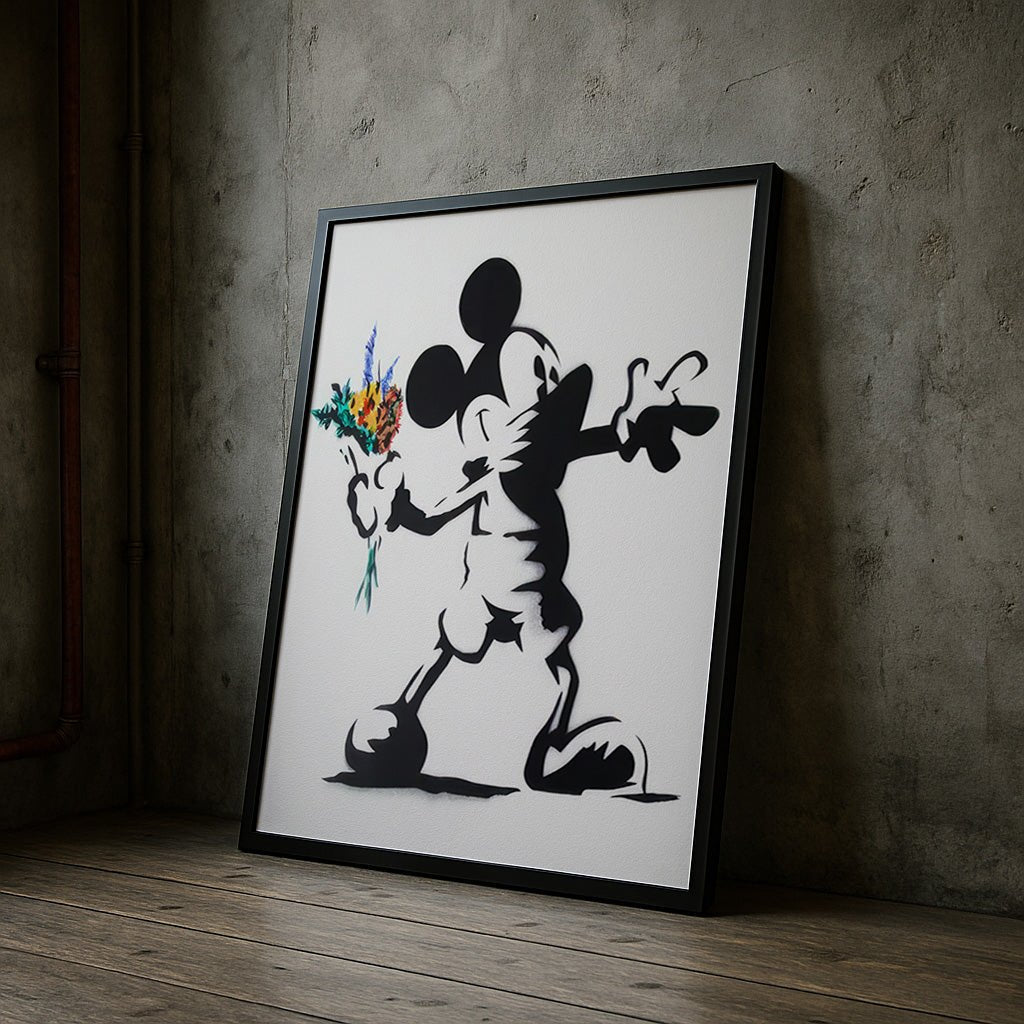 rebellious-mickey-mouse-throwing-flowers-wall-art