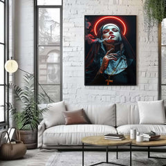 Holy Smoke | Tattooed Nun Rebellion Art Print