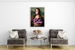 Mona Lisa | Relax Quirky Wall Art Print - Print