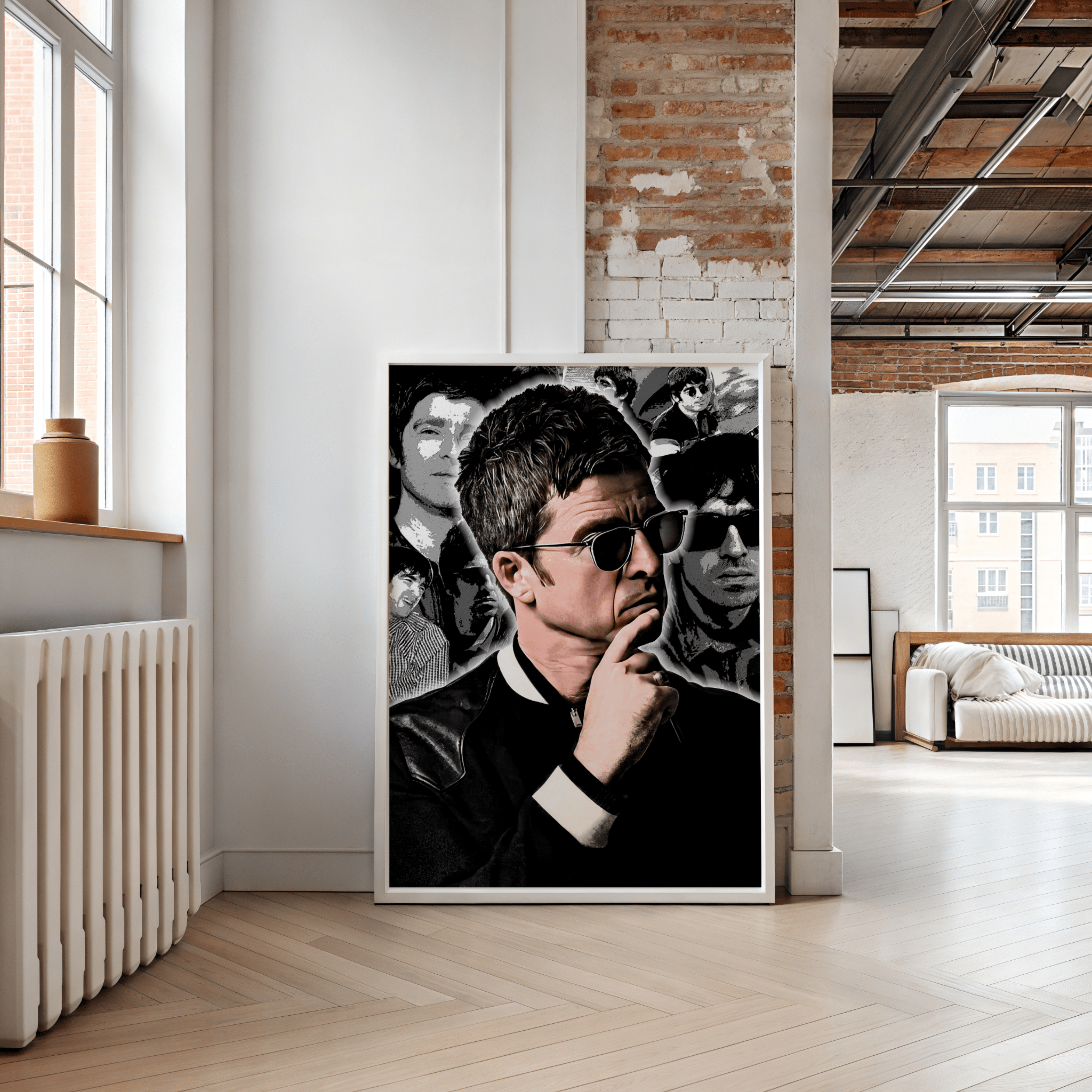 noel gallagher wall art oasis print