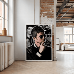 noel gallagher wall art oasis print