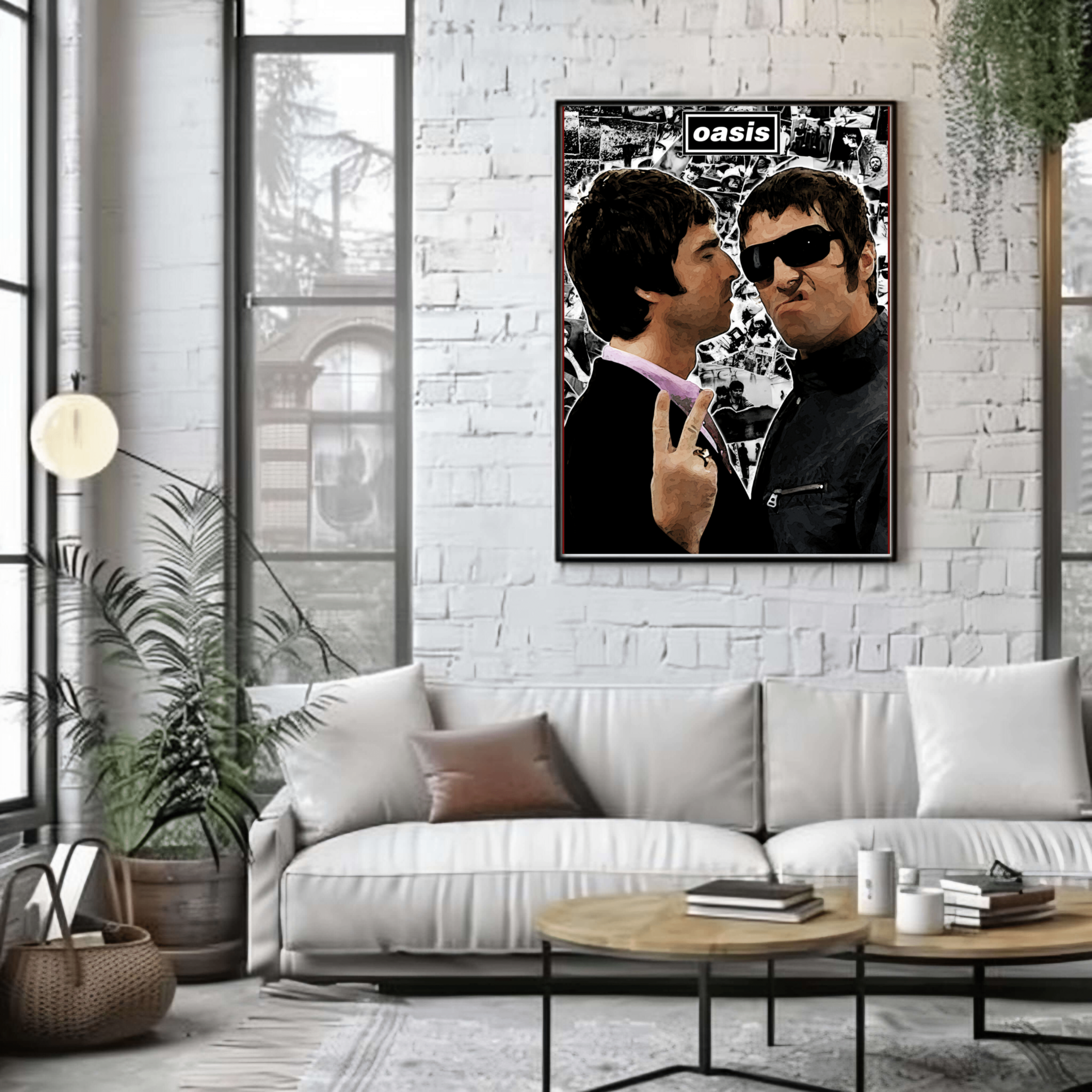 liam noel gallagher wall art print