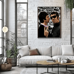 liam noel gallagher wall art print