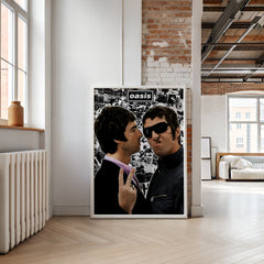 oasis band wall art brit pop scene