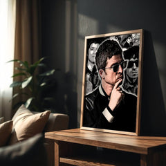 noel gallagher portrait wall art print