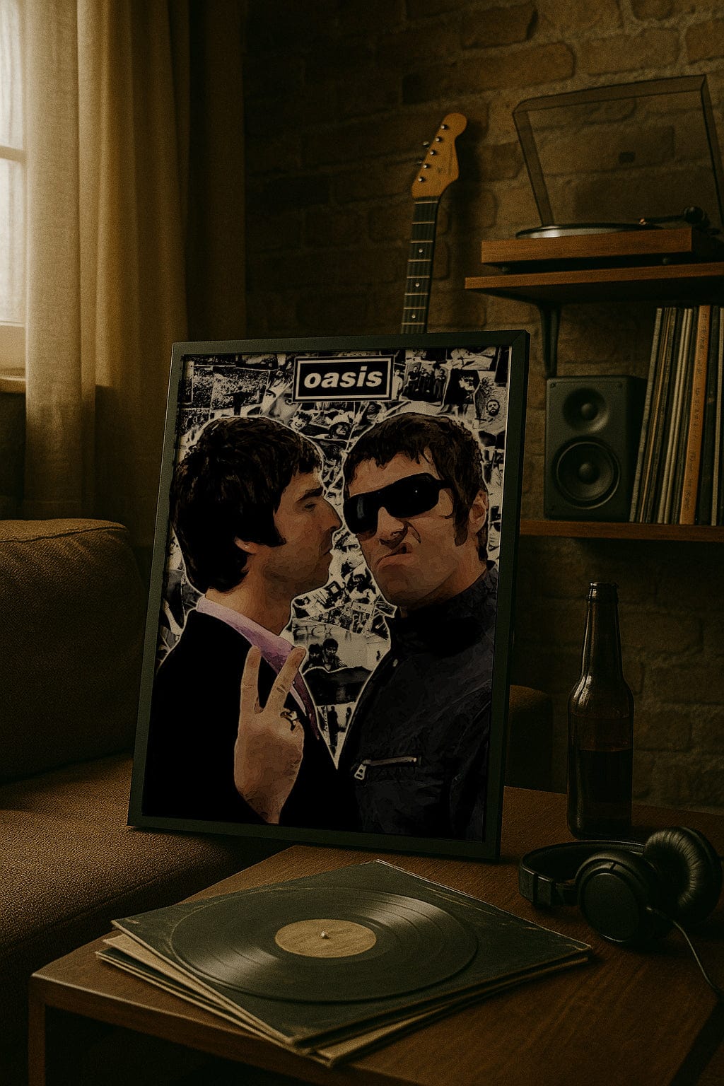 oasis wall art print with attitude