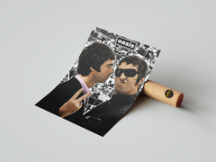 oasis wall art print liam noel gallagher