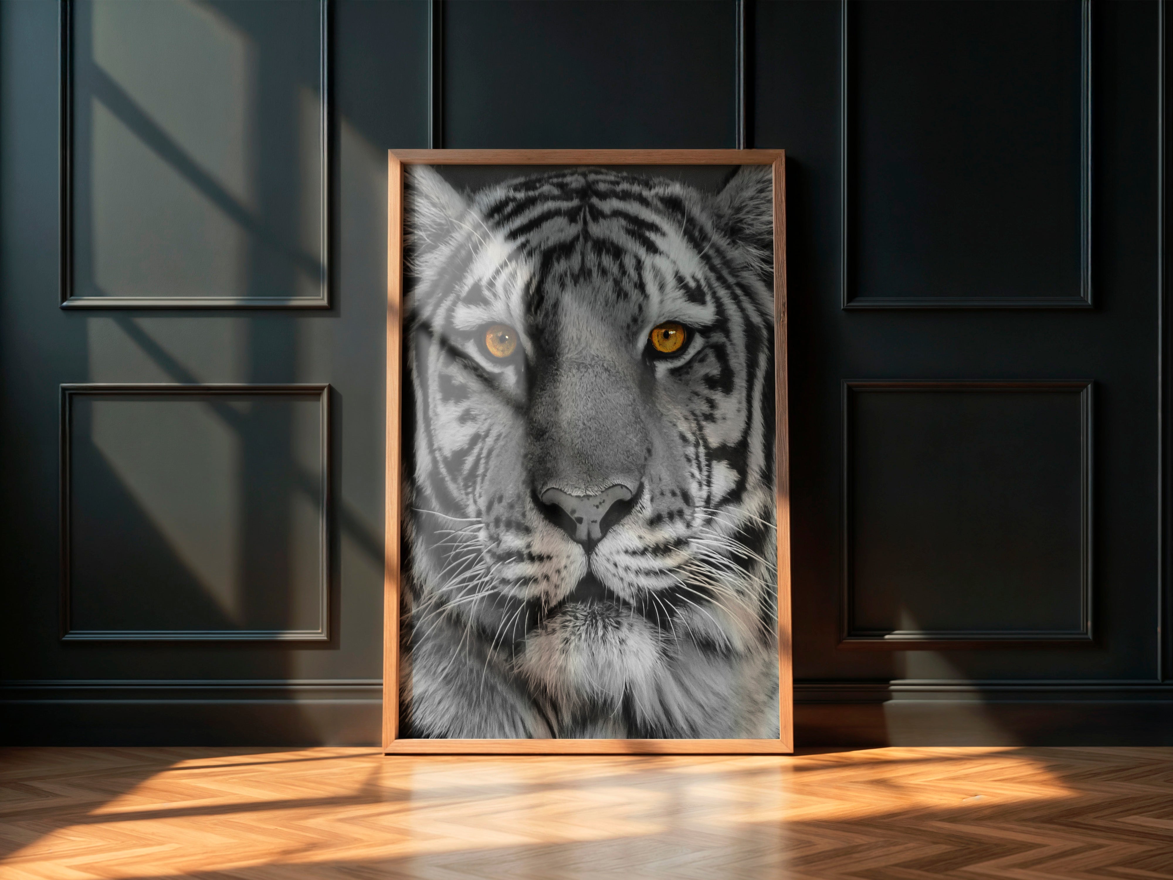 powerful-tiger-face-wall-art-bold-animal-print