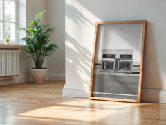 Prada Marfa Inspired Wall Art | Minimalist Urban Luxury Print - Print
