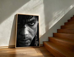 Prince Portrait Wall Art | Iconic Black & White Portrait Print