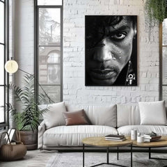 Prince Portrait Wall Art | Iconic Black & White Portrait Print