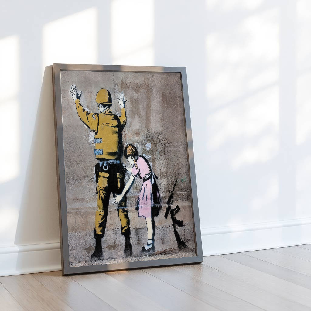 satirical-soldier-and-girl-graffiti-wall-art-print