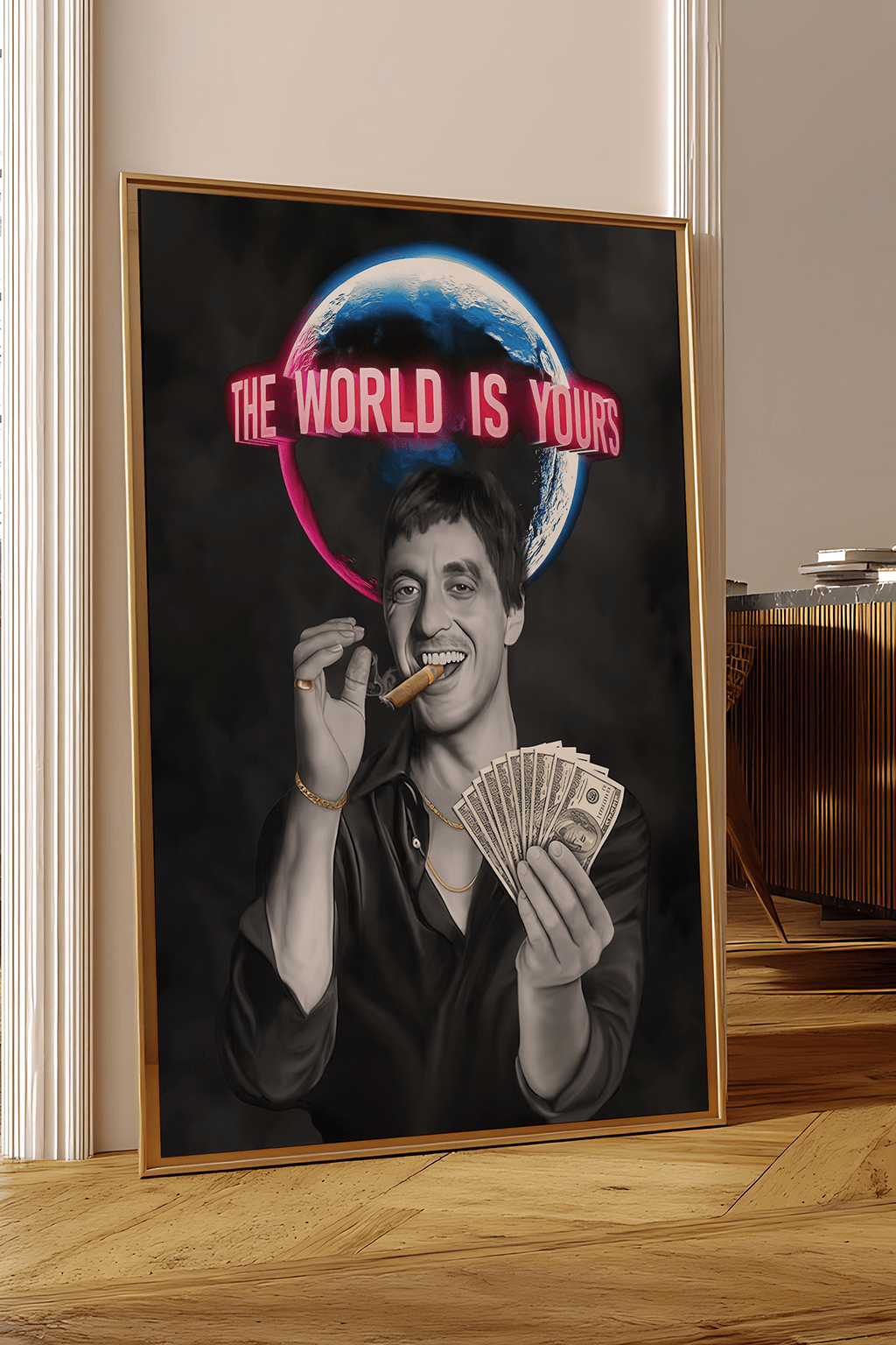 scarface tony montana wall art print