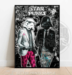 Star Punks | Star Wars Pop Culture Wall Art Print - Print