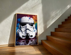 Stormtrooper Paint Splash | Urban Pop Art Print - Print