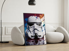 Stormtrooper Paint Splash | Urban Pop Art Print - Print