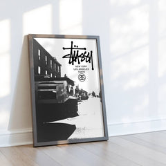 Stüssy Inspired Wall Art | Urban Street Scene Poster