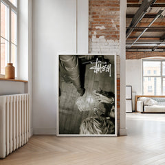 stussy-inspired-monochrome-wall-art-print