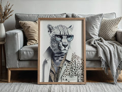 cheetah-wall-art-black-white-animal-poster