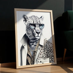 cheetah-wall-decor-animal-painting-with-glasses