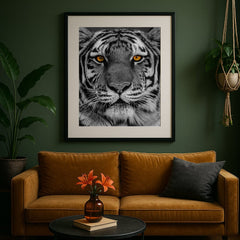 Soul of the Wild – Tiger Face Wall Art Print