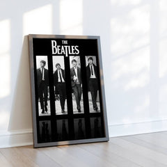 the-beatles-wall-art-black-and-white-band-poster