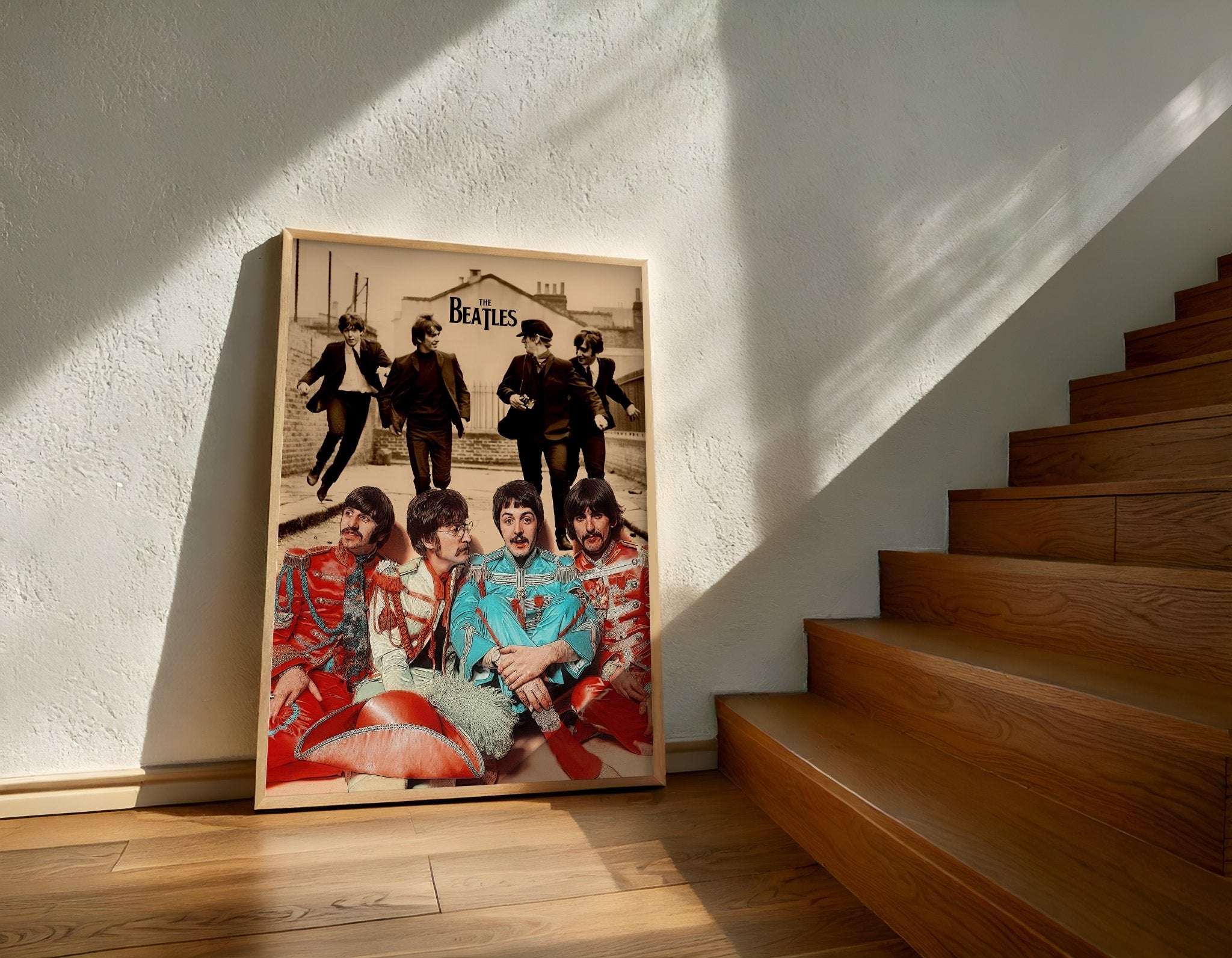 vintage-rock-band-the-beatles-wall-poster
