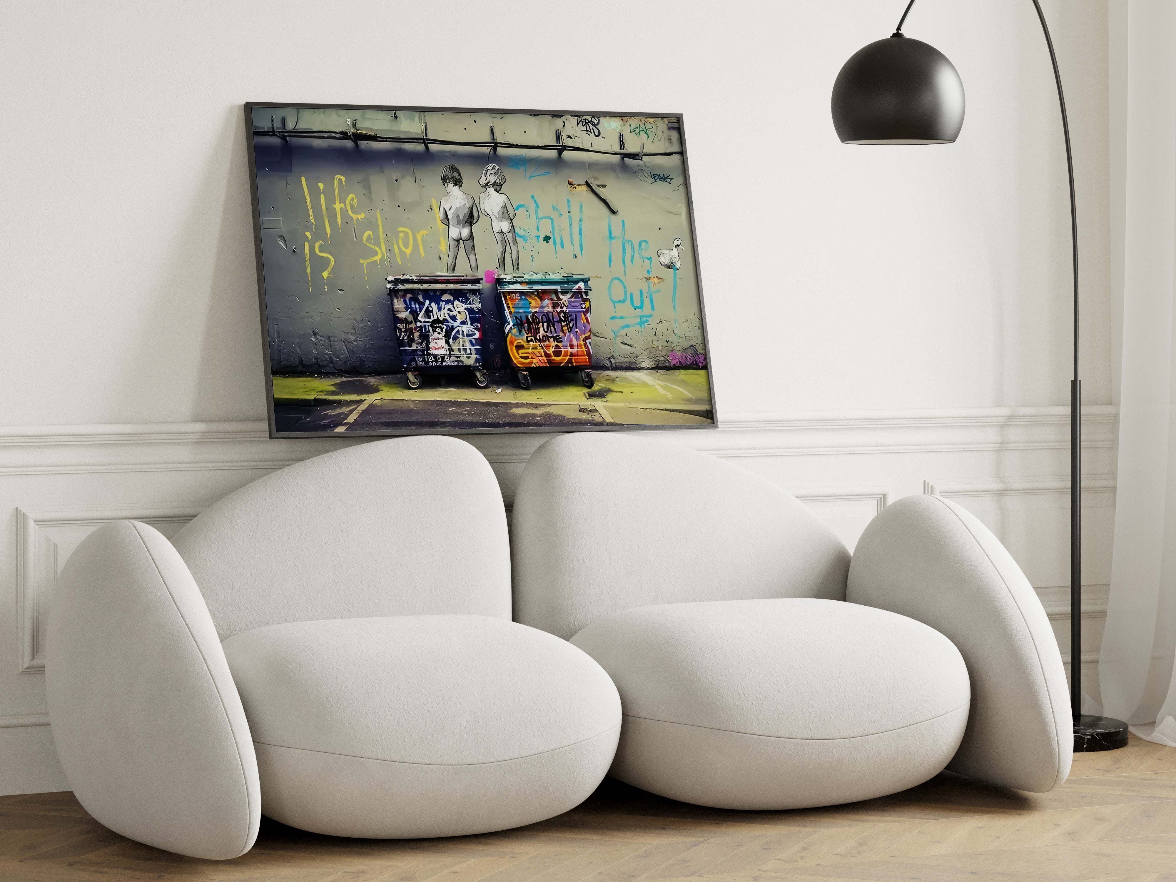 urban-banksy-chill-the-duck-out-art-print