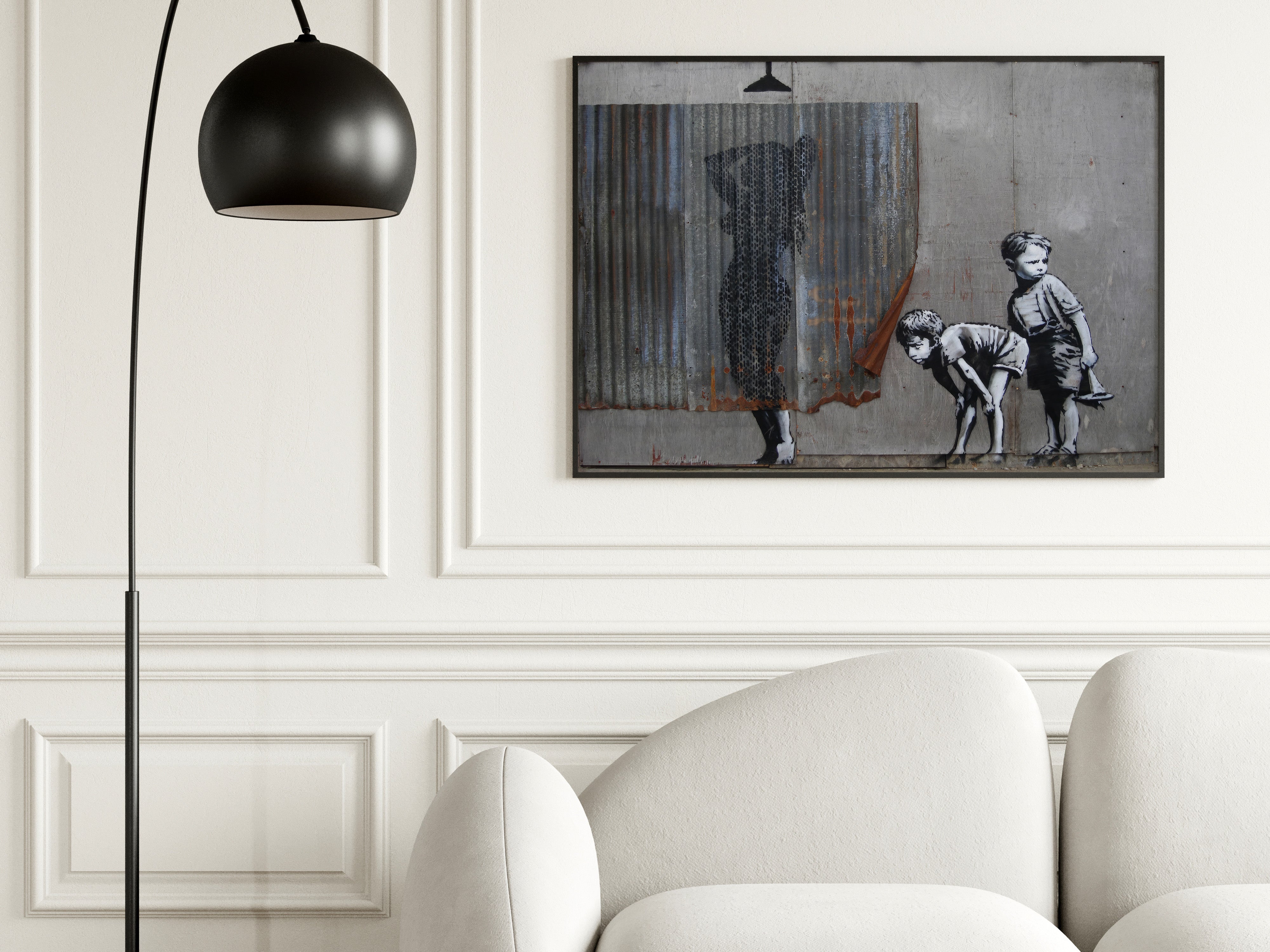 urban-graffiti-wall-decor-banksy-peeping-art
