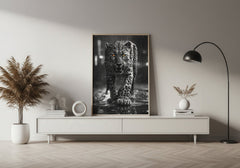 Urban Strut | Leopard Jungle Cat Wall Art Print - Print