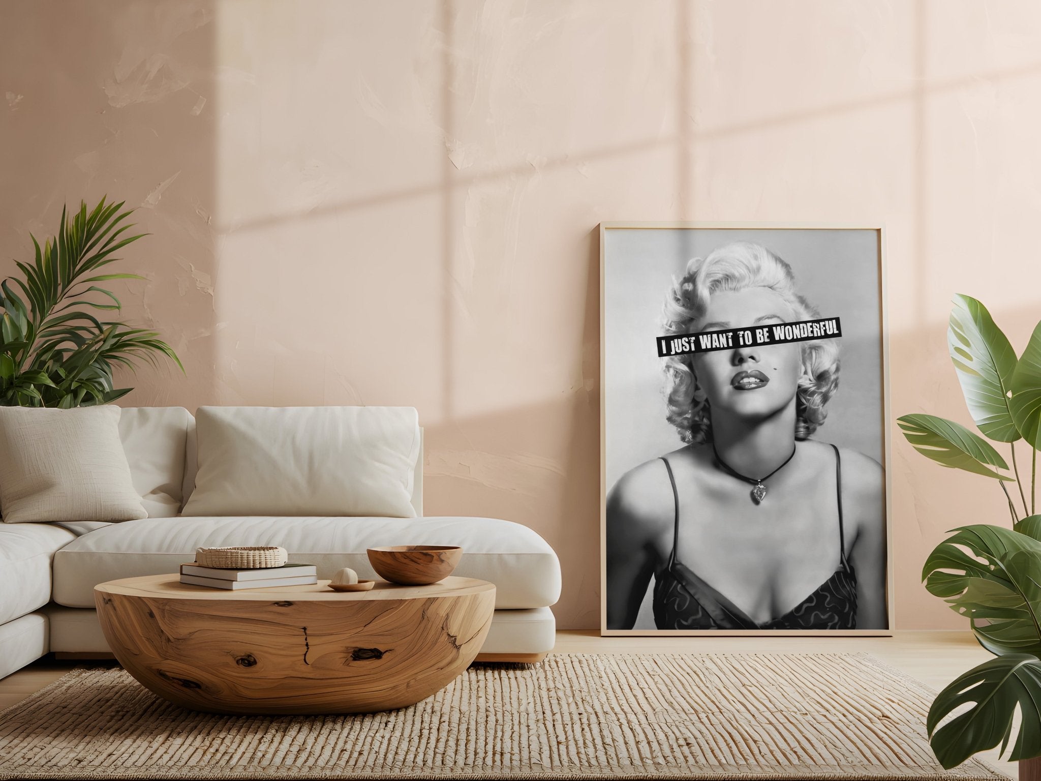 Wonderful Rebel | Marilyn Monroe Iconic Wall Art Print - Print
