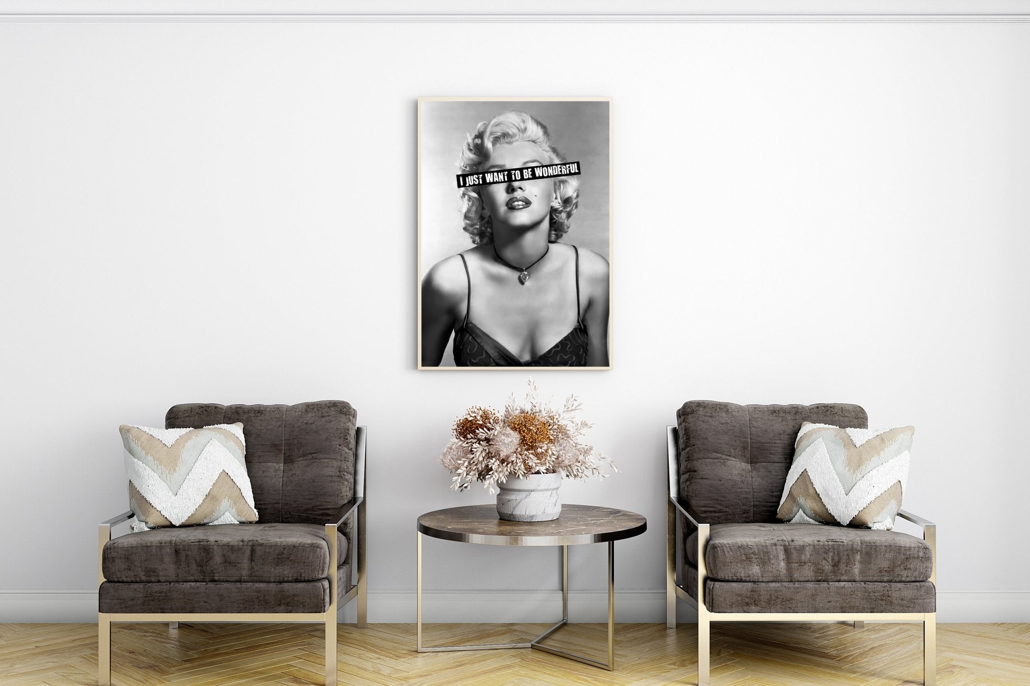 Wonderful Rebel | Marilyn Monroe Iconic Wall Art Print - Print
