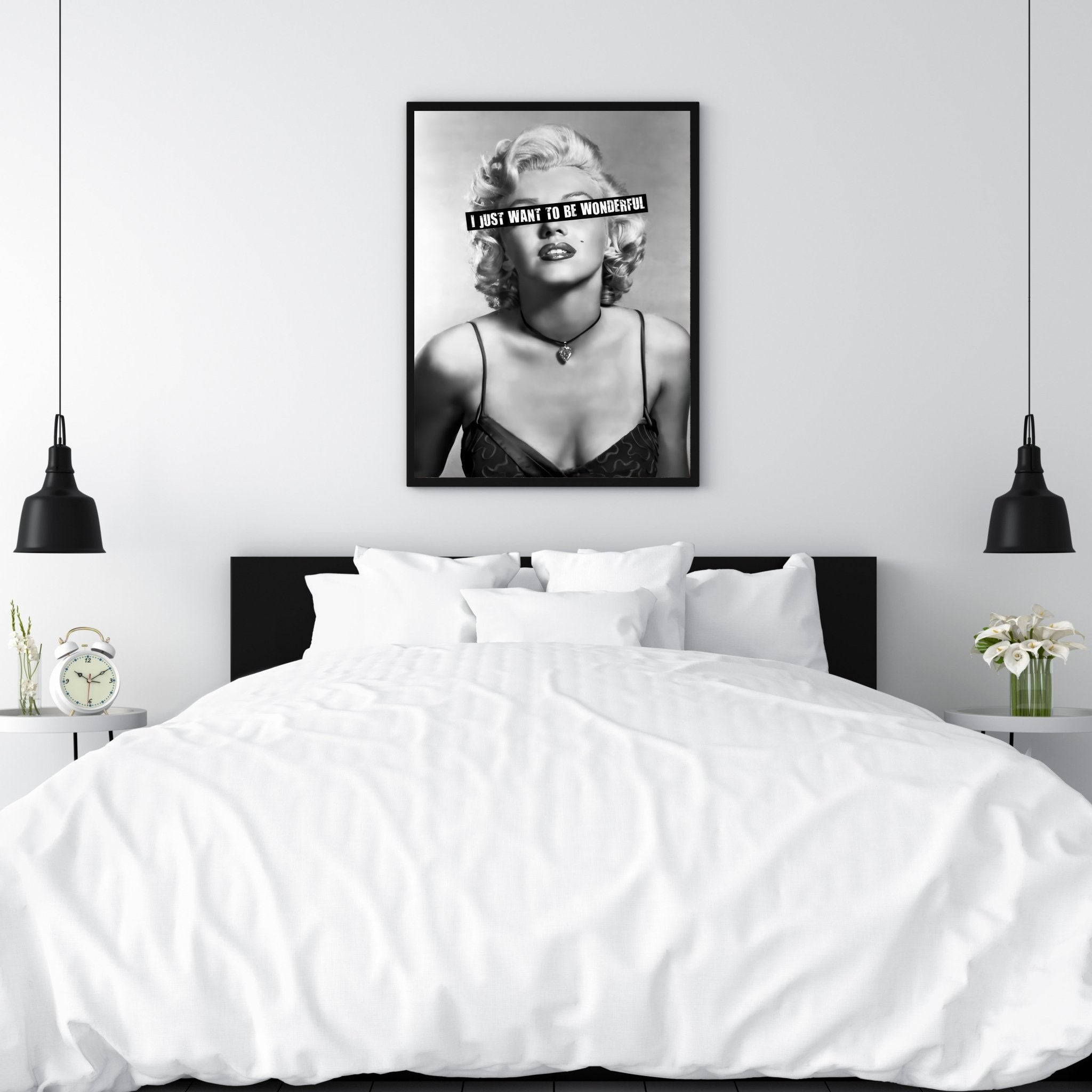Wonderful Rebel | Marilyn Monroe Iconic Wall Art Print - Print
