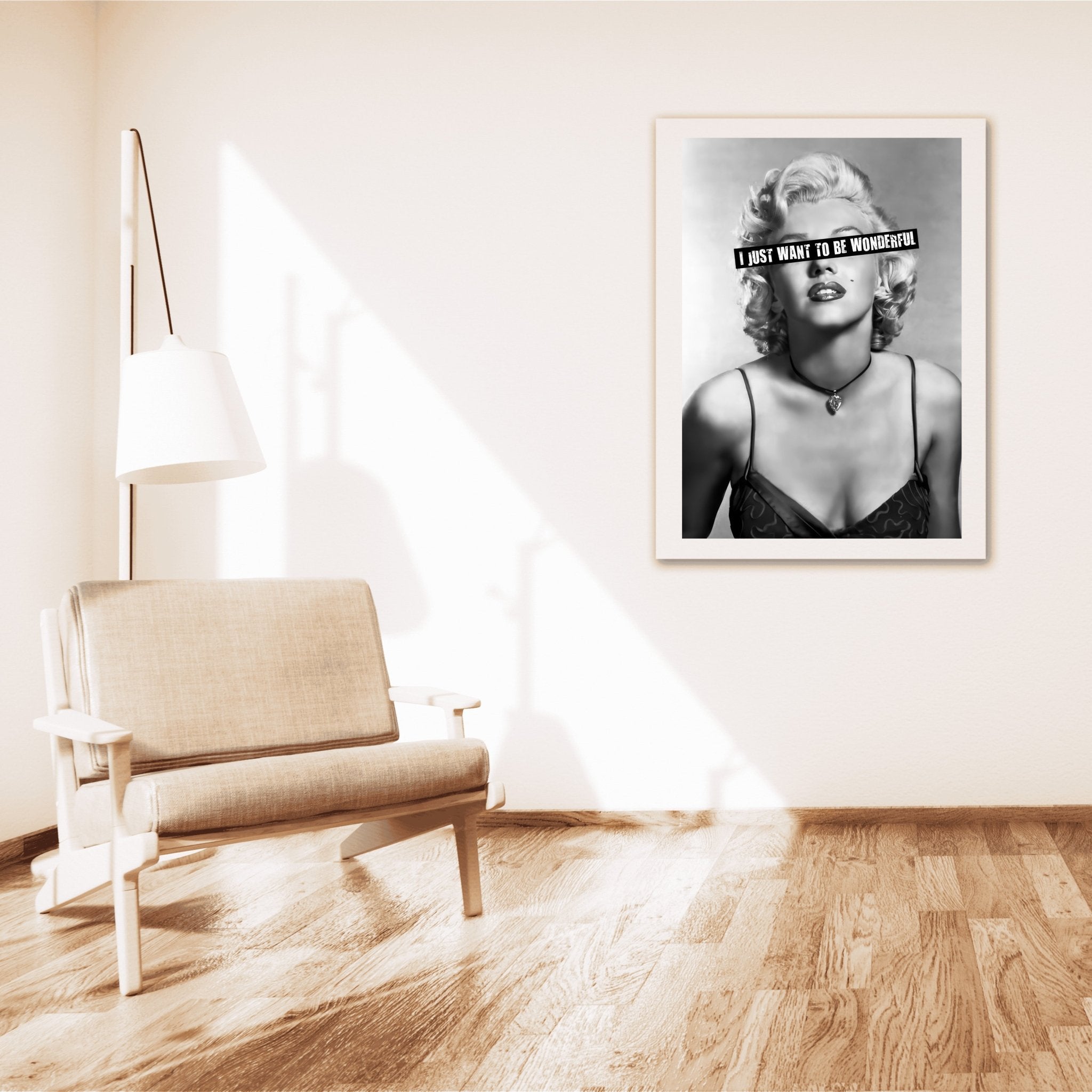 Wonderful Rebel | Marilyn Monroe Iconic Wall Art Print - Print