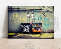 Chill The Duck Out Banksy-Inspired Wall Art Print