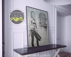 Greatness - Banksy-Inspired Wall Art Print