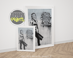Greatness - Banksy-Inspired Wall Art Print