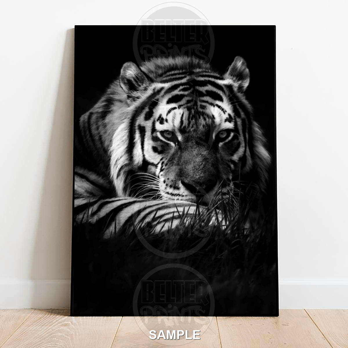 Shadow Stalker – Lurking Tiger Wall Art Print