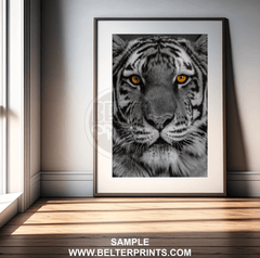 Soul of the Wild – Tiger Face Wall Art Print