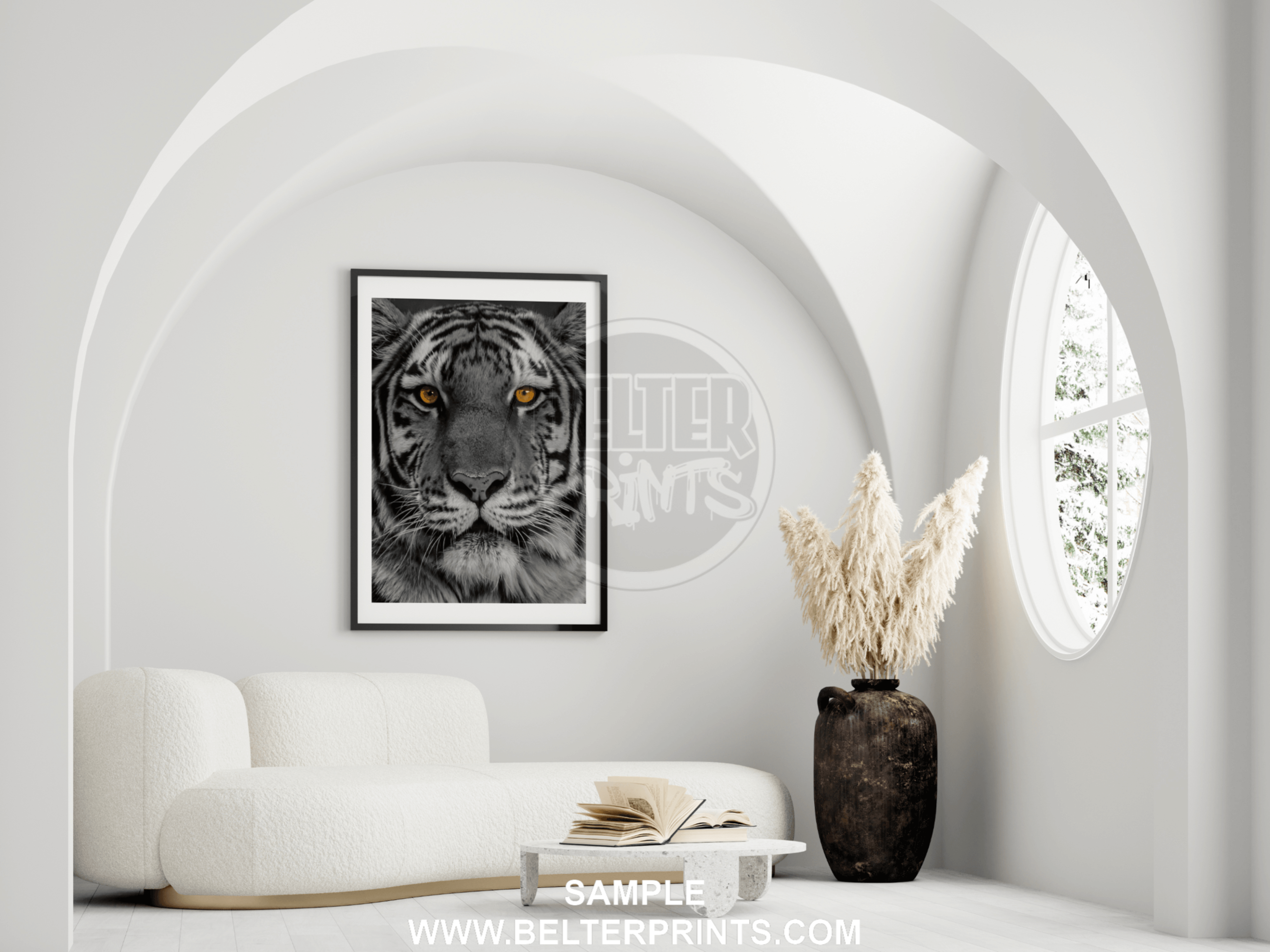 Soul of the Wild – Tiger Face Wall Art Print