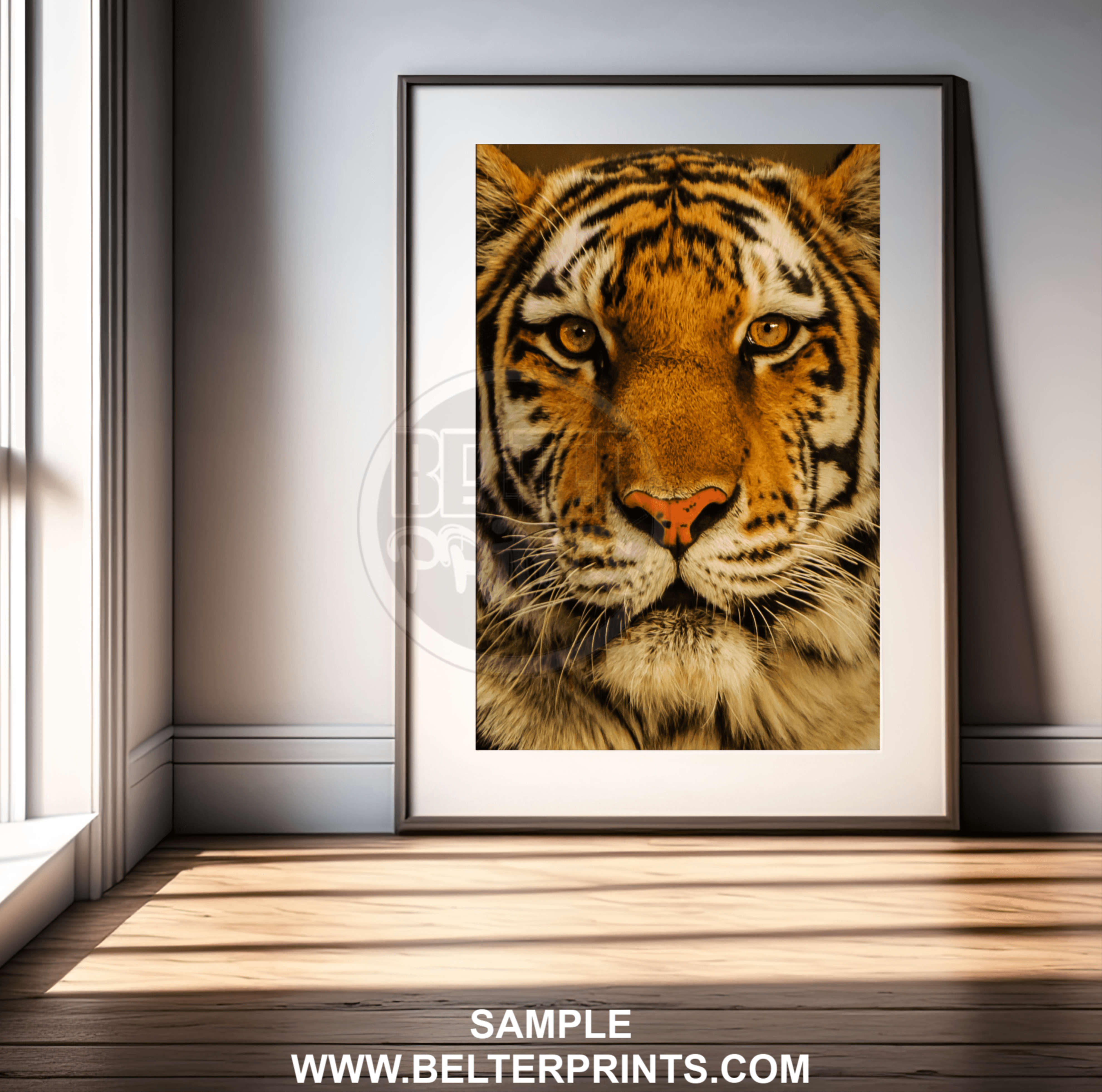 Soul of the Wild – Tiger Face Wall Art Print