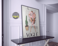 Vogue Inspired Wall Art | Stylish Modern Fashion Print