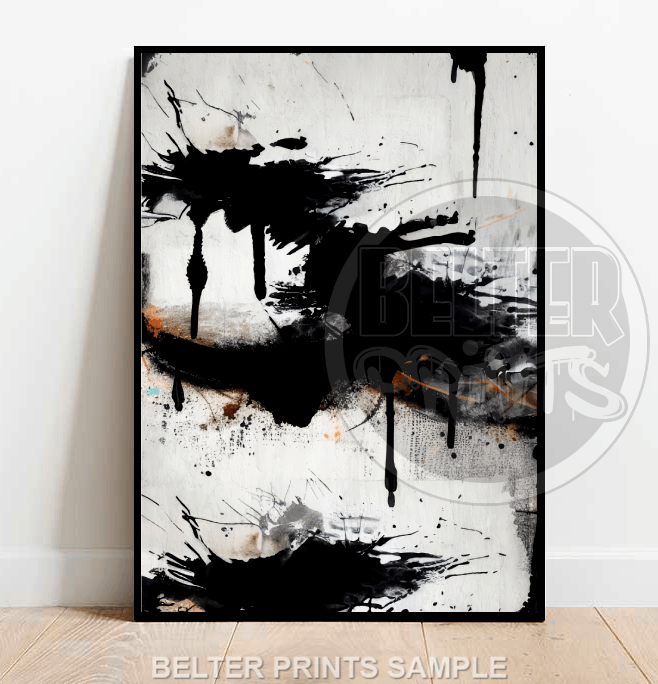 Modern Abstract Paint Splatter (SET OF 3)  - Wall Art Prints