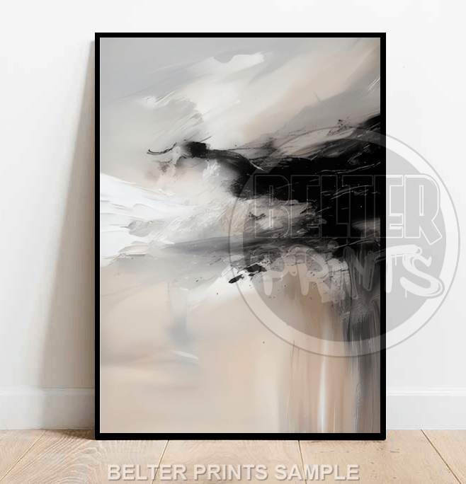 Neutral Modern Abstract Prints (SET OF 3)