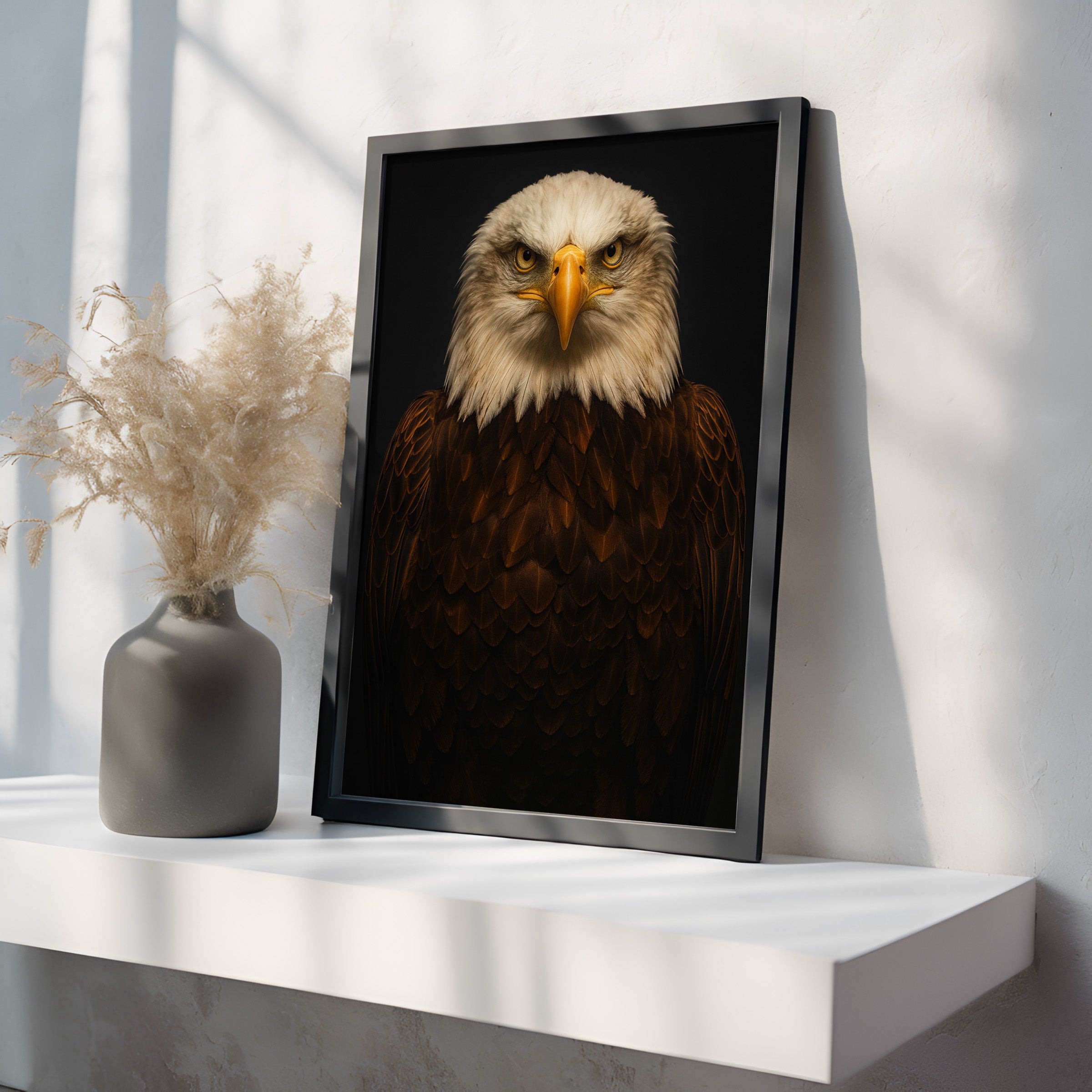 Bald Eagle Portrait | Majestic Bird of Prey Wall Art Print