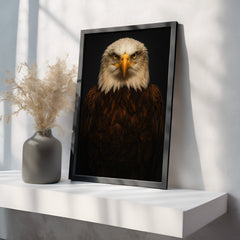 Bald Eagle Portrait | Majestic Bird of Prey Wall Art Print