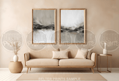 Modern Abstract Brush Prints - (SET OF 2)